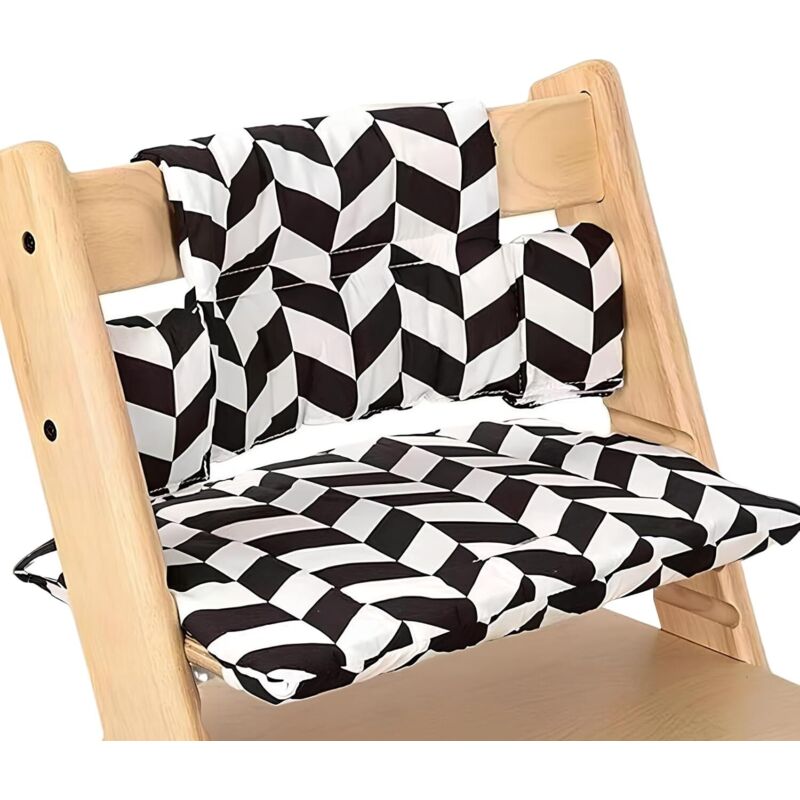 Hochstuhlkissen für Babys, kompatibel mit Stokke Tripp Trapp, zweiteiliger Babysitz, Hochstuhlzubehör, Babystuhlkissen, für Säuglinge, Babys und