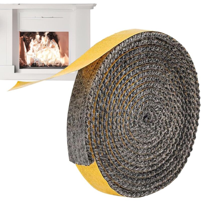 Hochtemperatur-Ofenkleber und -Dichtstoff – Hitzebeständiger Dichtstoff für Holzöfen, Kamine und Pelletöfen Starke Haftung, einfache Anwendung,