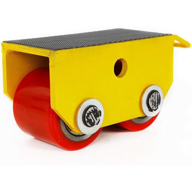 Hochwertige Panzerrollen Schwerlast 2.5T Transportrollen aus Stahl, Schwerlastrollen Maschinen Roller - Transportfahrwerk 2 Roller für Maschine