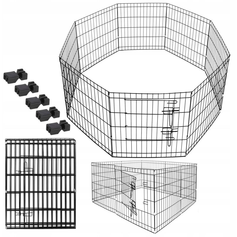 HOF FÜR HUND HUNDE WELPEN LAUFSTALL AUSLAUF KÄFIG 155x61cm FALTBAR GROß