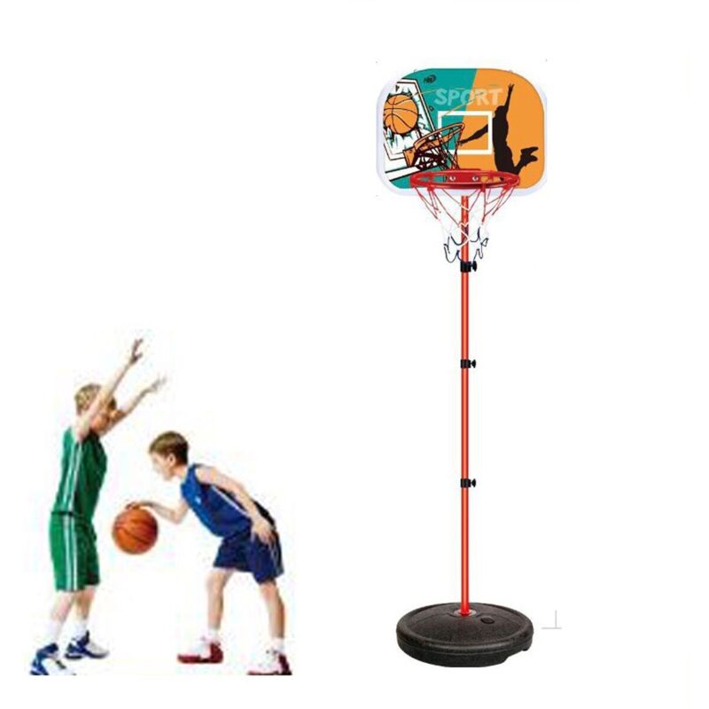 Höhenverstellbarer Basketballkorb Mit Rückwand Für Kinder, Mittelgroß 94938