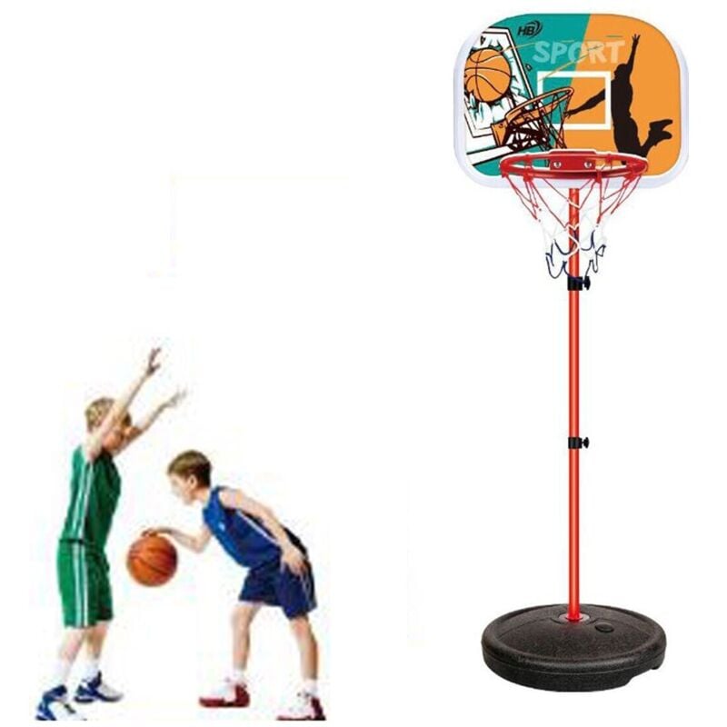 Höhenverstellbarer Basketballkorb Mit Brett Und Ball Für Kinder, Klein 94937