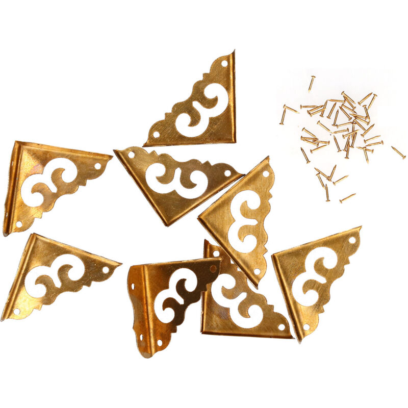 Hohles Retro-Design, Eckenschutz für Kartons, Taschen, Materialien, Eisenwarenzubehör – einfache Montage