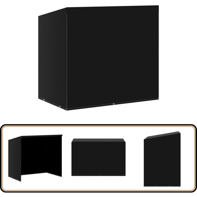 Hollywoodschaukel-Schutzhülle 6 Ösen 185x117x170 cm - Hollywoodschaukel Schutzhülle - Gartenmöbelabdeckung - Schaukelüberdachung - Wetterfest