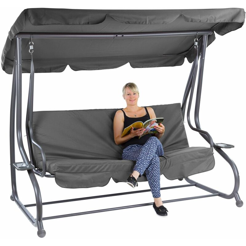 Dema - Schaukel Hollywoodschaukel Gartenliege Liege Sunset Gartenschaukel Schaukelbank