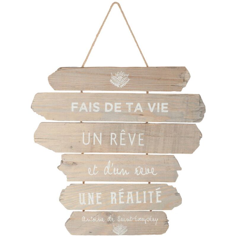 Atmosphera - Wanddeko Andy zum Aufhängen 28x38cm - Machen sie ihr leben