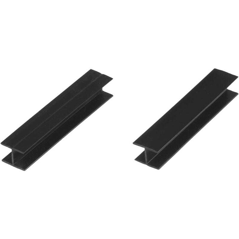 Verbinder Sockelblende Sockelleiste für Einbauküche 150mm Höhe schwarz Hochglanz - HBK15 - Holzbrink