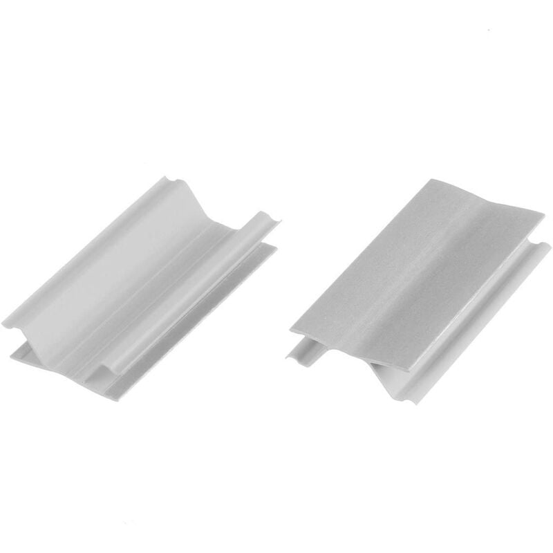 Eckverbindung Sockelblende Sockelleiste für Einbauküche 150mm Höhe aluminium Gebürstet - HBK15 - Holzbrink