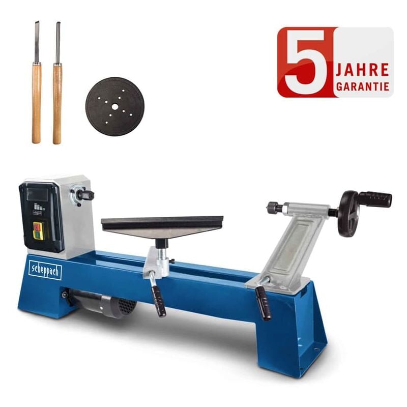 Scheppach - DM500T Drechselbank Drechselmaschine Drehbank 500mm + Zubehör