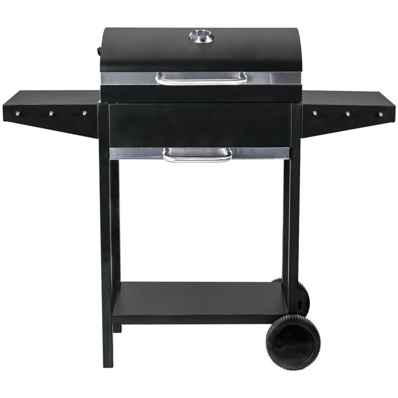 Habitat Et Jardin - Holzkohlegrill 'Bizon' - 119 x 50 x 101 cm - Schwarz