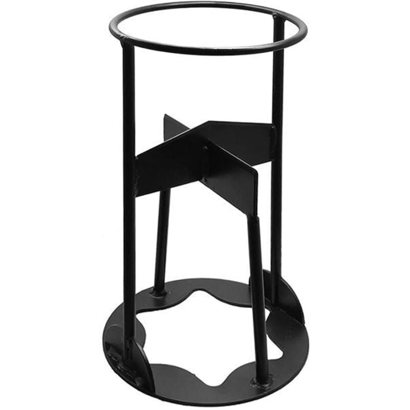 Holzspalter Manuell Öffnung aus legiertem Stahl Brennholzspaltwerkzeug leicht zu bedienen für Campen Outdoor Schwarz, Holzspalter Manuell 41x19x21cm