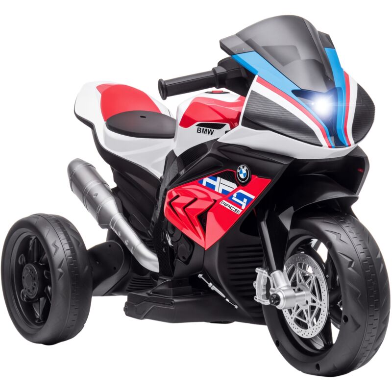Homcom - Kinder Elektro-Motorrad Kindermotorrad 6V Elektrofahrzeug Elektro-Dreirad Kinderfahrzeug mit 3 Musikmodi 2,5km/h Elektromotorrad für Kinder