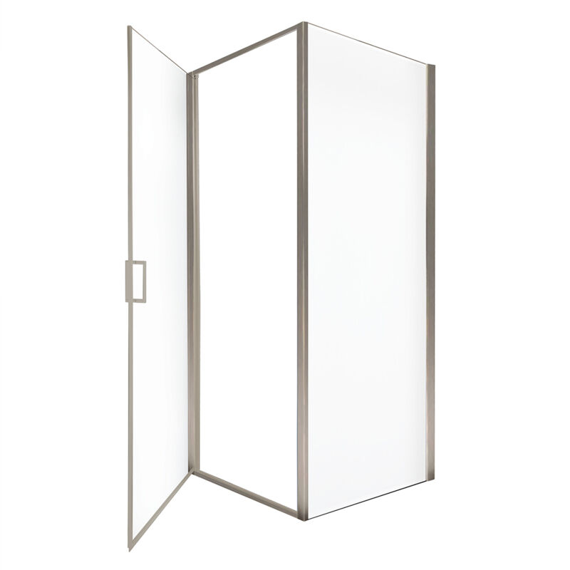 HOME DELUXE - Duschkabine LIVIA Chrom Farbe: Silber,Größe: 90 x 195 cm Dampfdusche Duschkabine Duschkabine