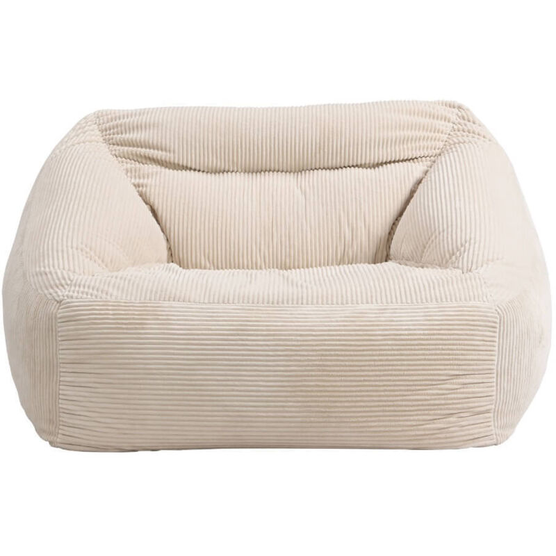 Home Deluxe - Sitzsack Sessel cozy Farbe: Beige Sitzsack Bean Bag Sitzkissen