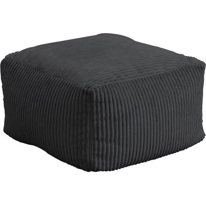 Sitzsack Hocker cozy Farbe: Anthrazit Sitzsack Hocker Polstersessel Loungesessel - Home Deluxe