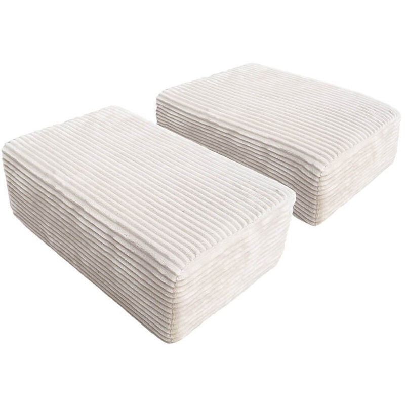 HOME DELUXE Zubehör Spielsofa LIV Cord Beige - Rechteckiges Kissen I Kindersofa, Zubehör Kindermöbel, Zubehör Spielsofa Kinderspielsofa, Spielsofa