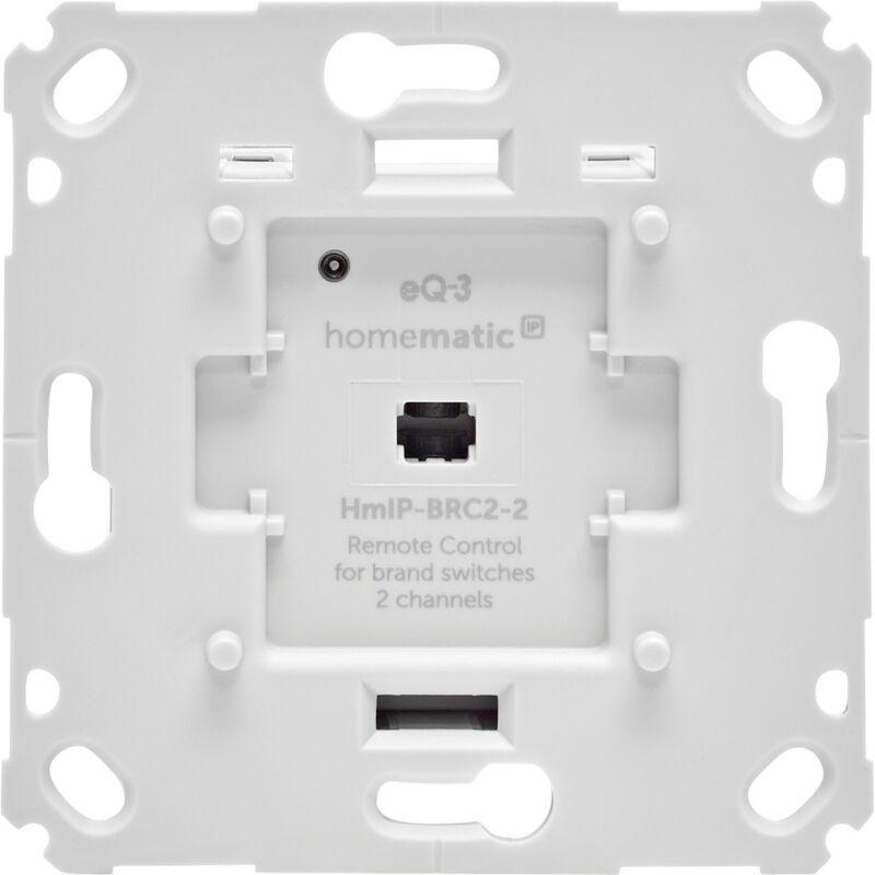 Homematic IP Wandtaster Homematic IP Funk Wandtaster für Markenschalter – 2-fach, 230 V