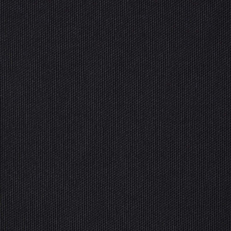 HOMESCAPES Einfarbiger Baumwollstoff schwarz – Meterware, 150 cm breit