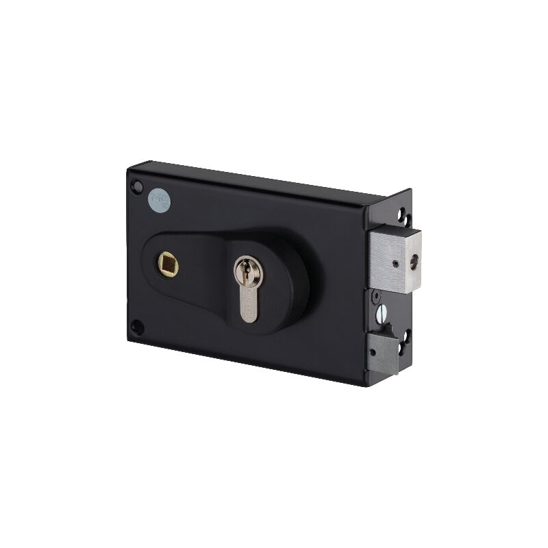 DOM - Horizontales Aufsatzschloss - Einstellbar 52/60 mm - Gerade Nuss - Eurozylinder - ND10 9772