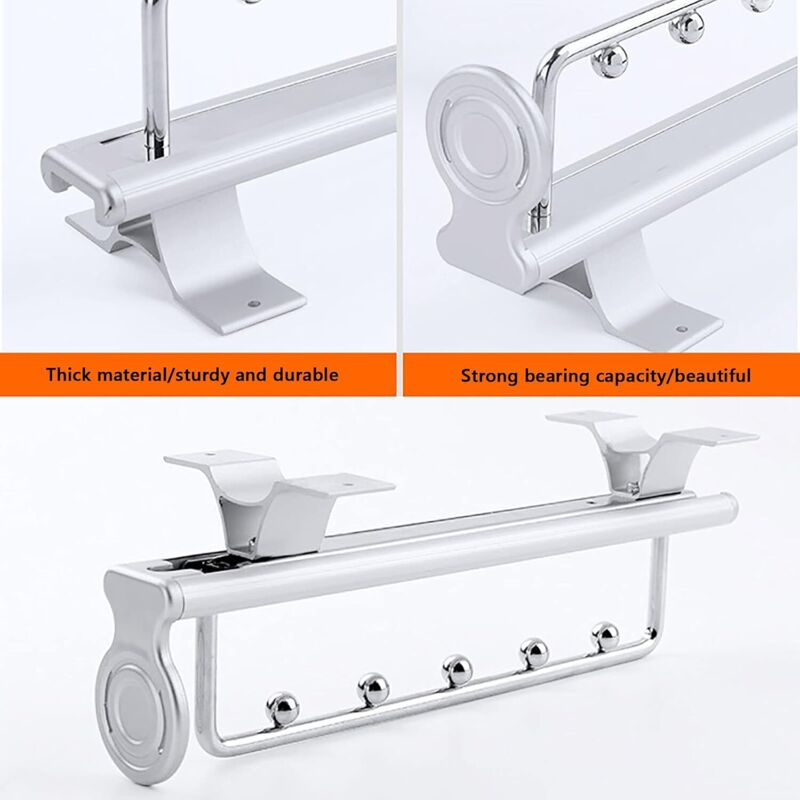 Hosenbügel für den Kleiderschrank, Organizer-Halter für platzsparende Aufbewahrung im Kleiderschrank