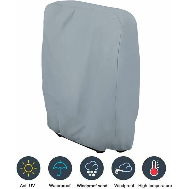 Gartenmöbel Abdeckung Klappstuhl Abdeckung Sonnenliege Schutzhülle Sonnenliege Wasserdicht Anti-UV Gartenmöbel Schutz vor Beschädigungen, 71x110cm