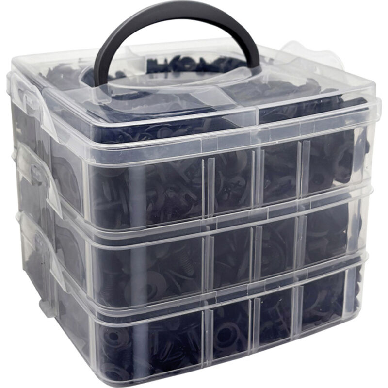 HP Autozubehör 14651 Befestigungsclip-Set (L x B) 17 cm x 17 cm