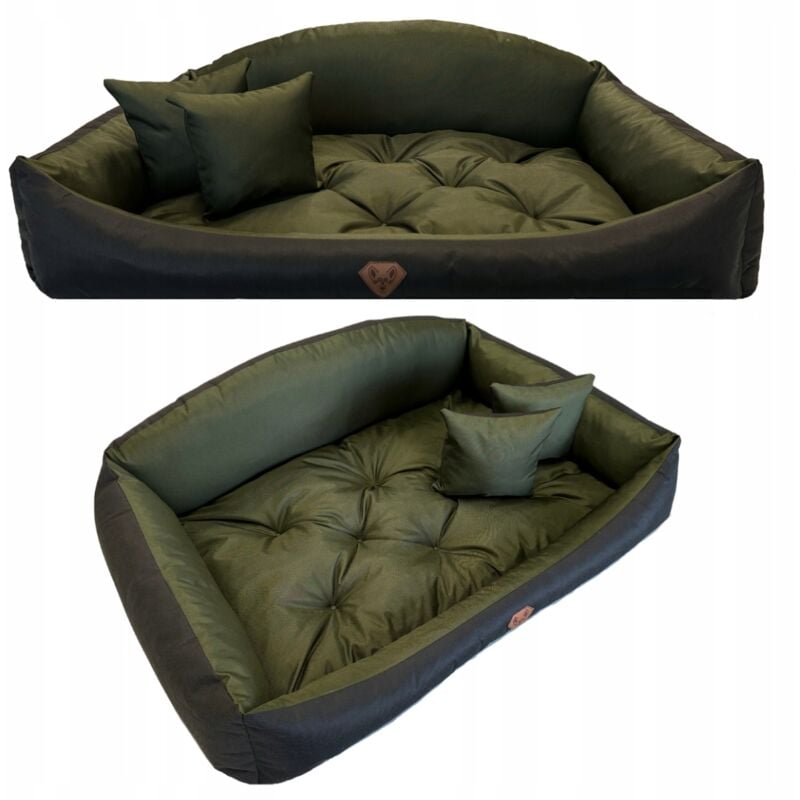 Hundebett 115x95 Dogs4life Sofa Laufstall Wasserdicht Grün L
