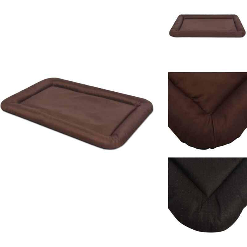 Hundebett Größe m Braun - Hunde Bett - Hundebett - Oxford Gewebe - Wasserabweisendes Hundebett - Handwäsche