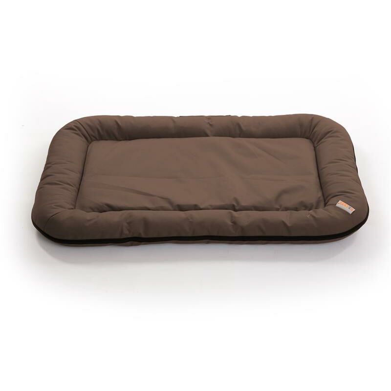 Estexo - Hundebett Hundekissen Hundekorb Haustierbett Hundesofa Teflon Dunkelbraun 100x120 cm