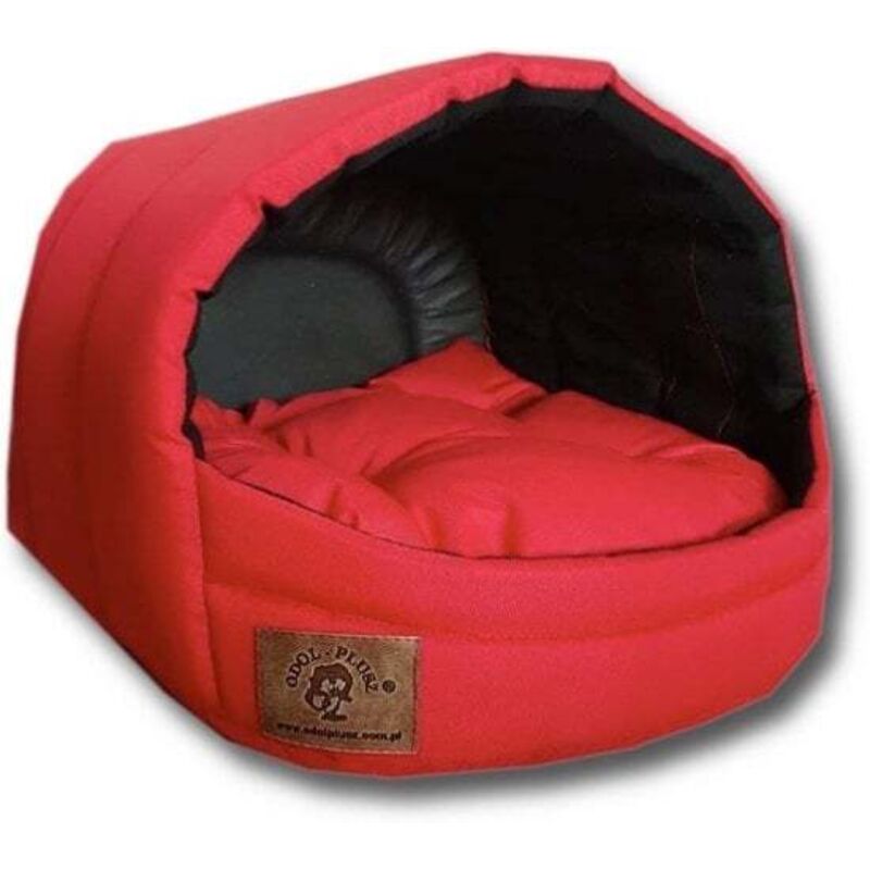 Viking Choice - Hundebett – Kleiner Hund – Box – Hundebett – 45 x 49 x 36 cm – Rot – Hundebett – Hundebett