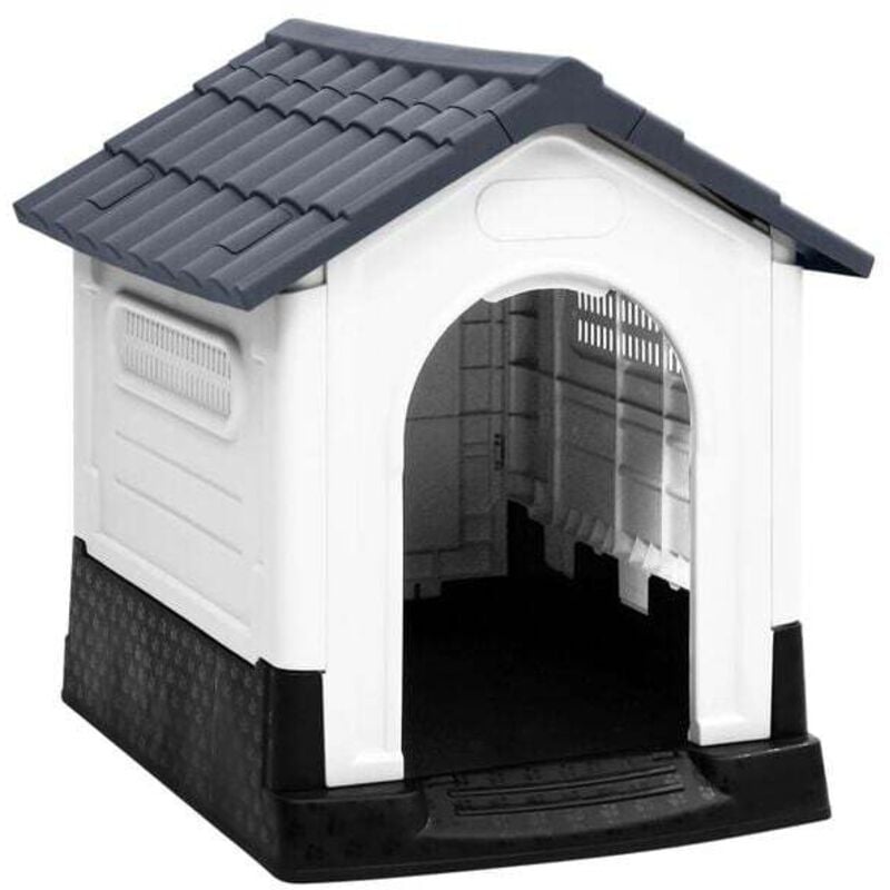 Hundehütte Blau 57x68x66 cm Polypropylen