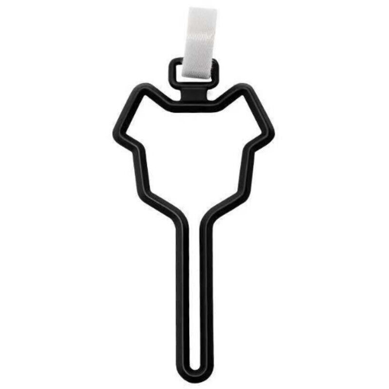 Hundekotbeutelhalter, Premium-Hundekotbeutelhalter, Hundekotbeutelspender für Spazier-, Lauf- und Fahrradzubehör (schwarz)