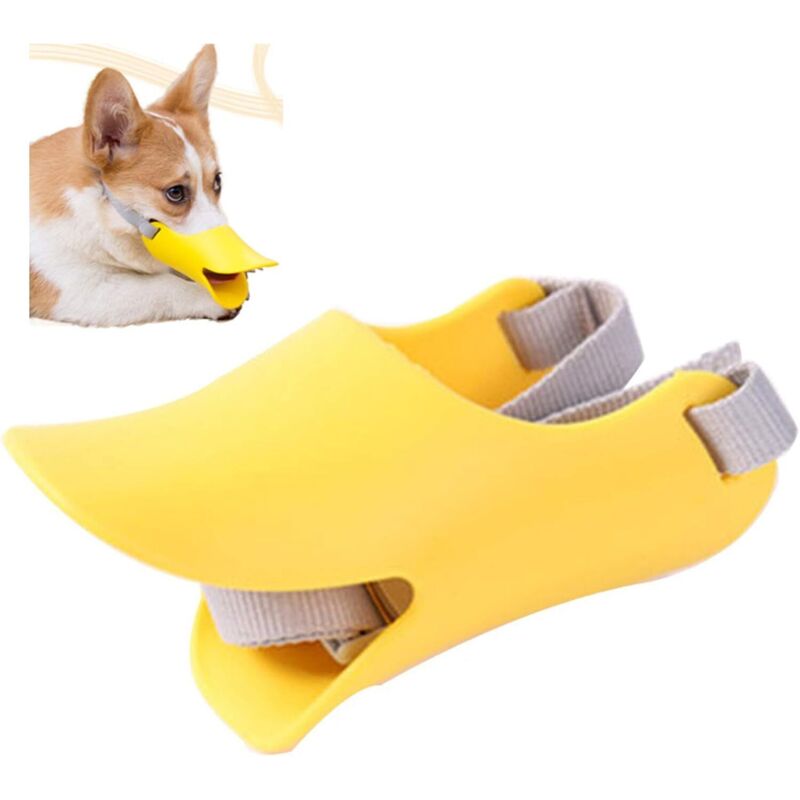 Hundemaulkorb, Hundemaulkorb, Hundemaulkorb mit Silikonband, verstellbarer und weicher Maulkorb für kleine Hunde, verhindert Beißen, Kauen und Bellen
