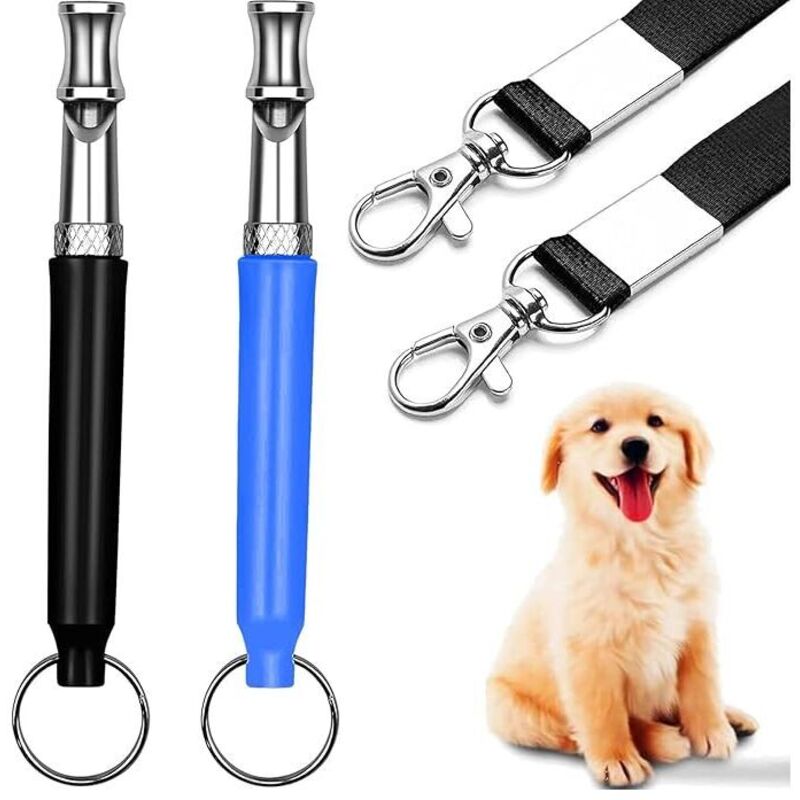 Ymyny - Hundepfeife, Ultraschall-Hundepfeife, Hunde-Rückrufpfeife, 2 Stück, Hundepfeife, Hundezubehör, professionelle Ultraschallpfeifen,