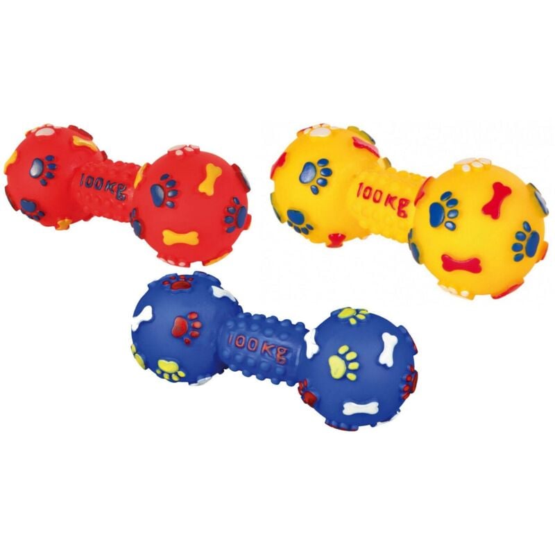 TRIXIE Vinyl-Hantel - Hundespielzeug - 15 cm 3361