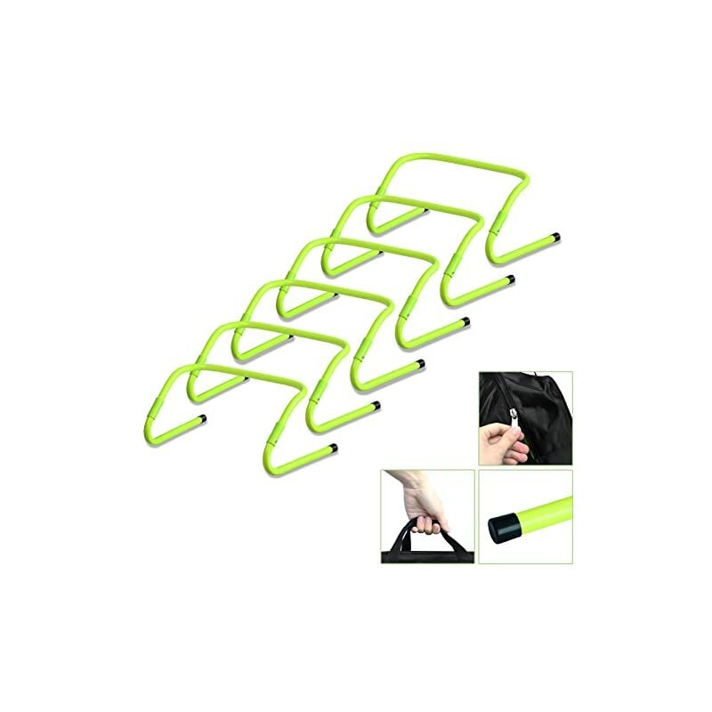 Hürden Fussball Hürden Set Training Hürden Höhenverstellbar Fußball Trainingszubehör Koordinationshürden Speed/Agility Training für Beweglichkeits