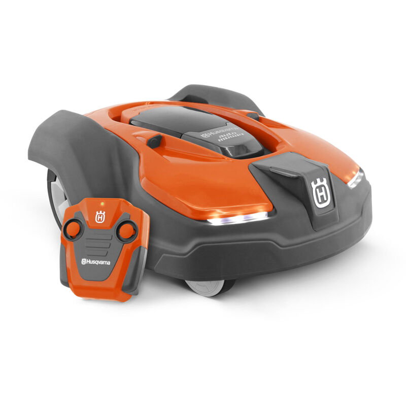 Husqvarna Spielzeug Automower® ✔ Realistisches ferngesteuertes Mähroboter-Spielzeug mit Lichtern und Geräuschen für Kinder ab 6 Jahren