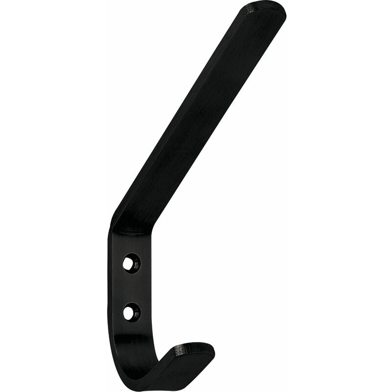 Technik Team - Technik-Team Huthaken Kleiderhaken Macoba Breite 25mm, Höhe 141mm - Wandhaken für Hüte, Eisen schwarz matt