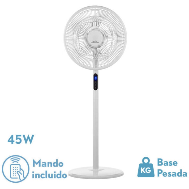 Ventilator de Standventilator icon blanc 3vel 45w 119x44x40 cm oszillierend 5asp.w/remote,timer