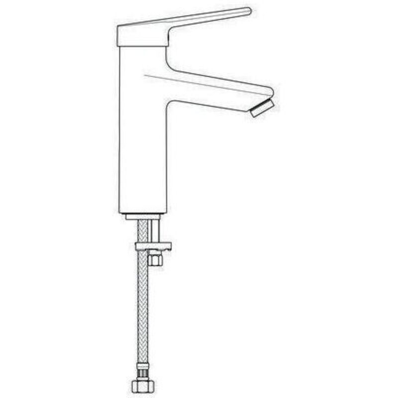 IS WT-Armatur CERAPLUS 2, Grande o.Ablgarn., Ausld. 123mm, chrom