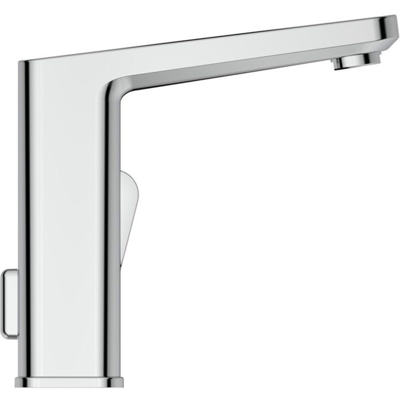 Ideal Standard - Waschtisch-Armatur Tonic ii, mit hohem Auslauf, 5 l/min., mit Ablaufgarnitur Ausld.135mm, Chrom