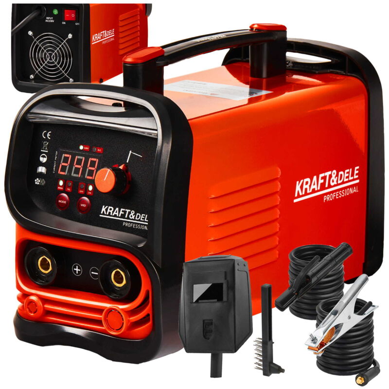 Kraft&Dele Schweißgerät Inverter IGBT 350A 230V Synergie MIG MAG MMA WIG-Lift Schweißen Maschine