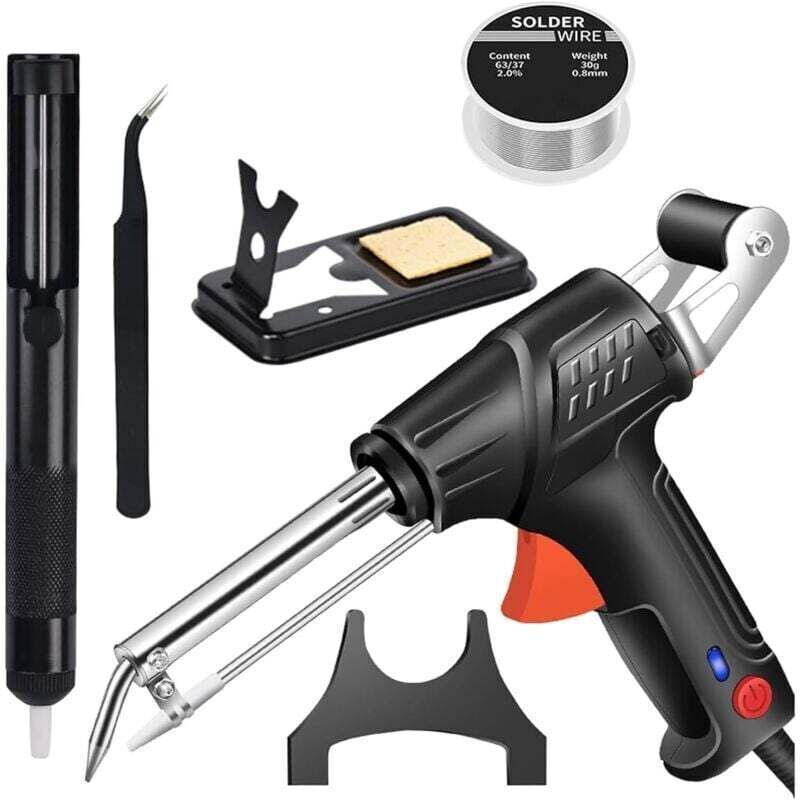 Industrielle Schweißgeräte mit Innenheizung, multifunktionaler Lötkolben, Schweißpistole, tragbares Schweißgerät, Schweißgerät (schwarz, externe
