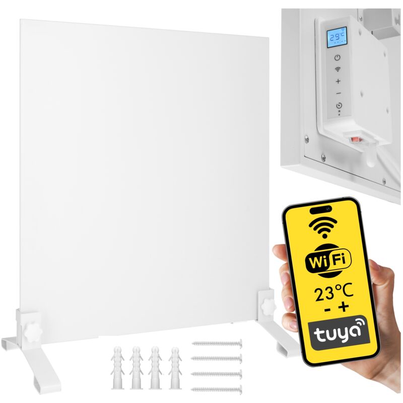 Infrarotheizung MILANO 350W IR-Strahler + WiFi + BEINE