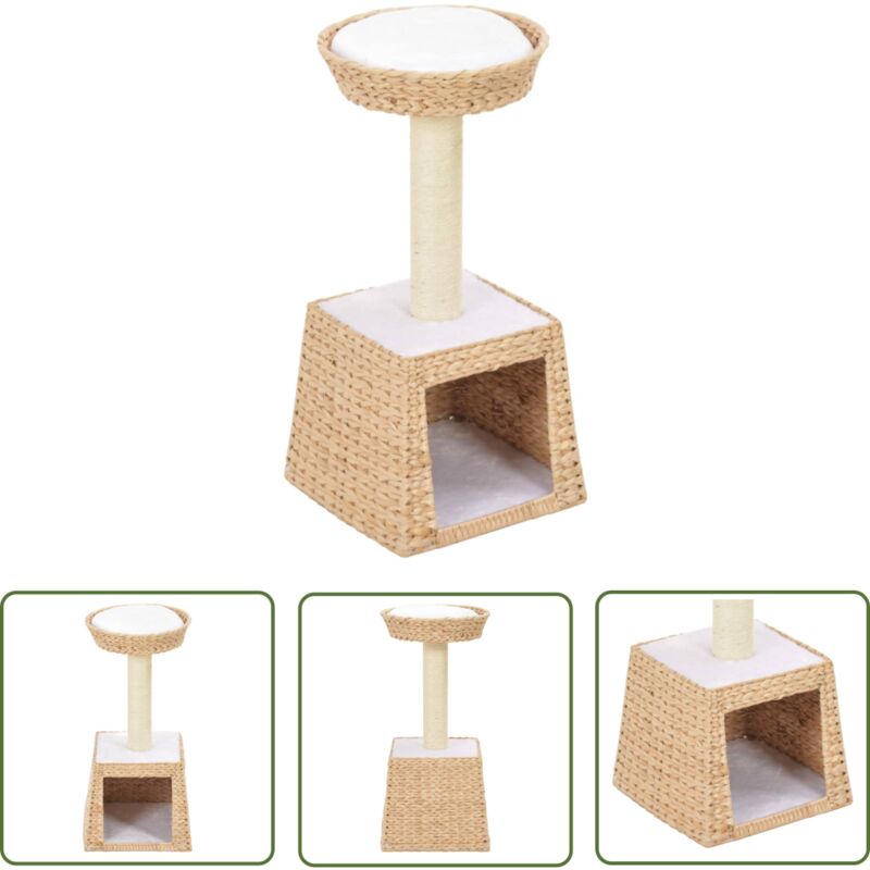 Inlife - The Living Store Katzen-Kratzbaum Sisal Seegras - Katzen Kratzbaum - Seegras Katzenbaum - Sisal Katzenbaum - Katzenmöbel - Katzenhaus