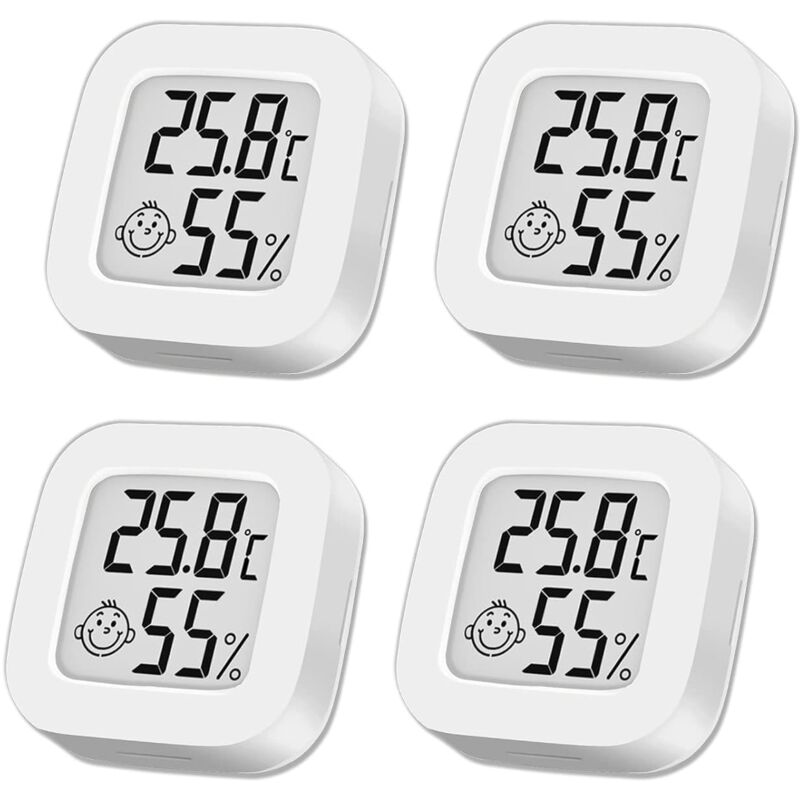 Innenthermometer Innen-Hygrometer, Mini-Hygrometer, digitales Außenthermometer, Innenthermometer für Zuhause, Terrarium, Babyzimmer, Inkubator,