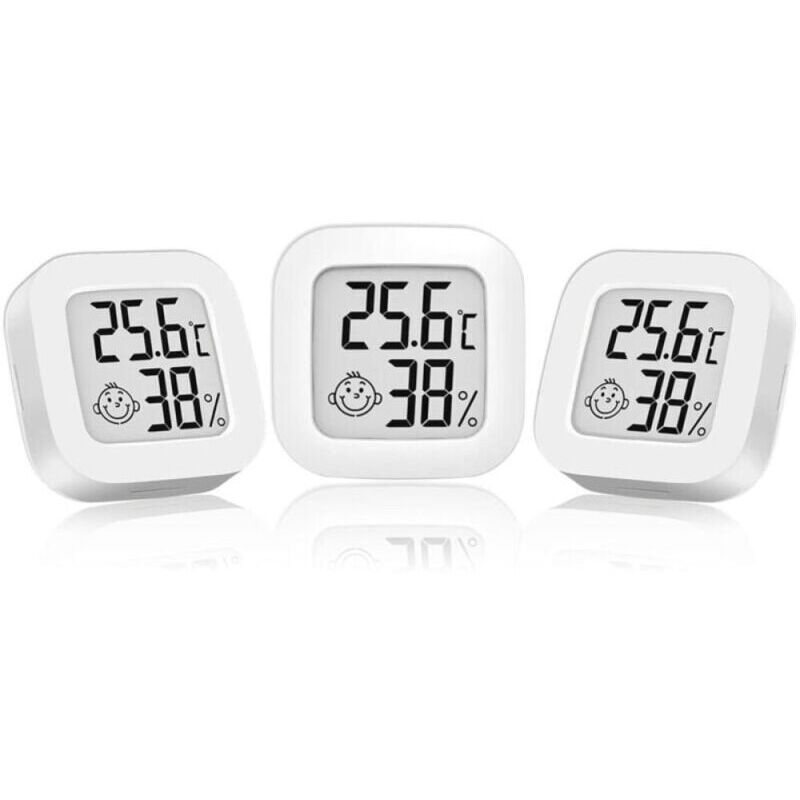 Innenthermometer, Innenhygrometer, Mini-Hygrometer, Außenthermometer, digitales Innenthermometer für Zuhause, Terrarium, Babyzimmer, Inkubator,