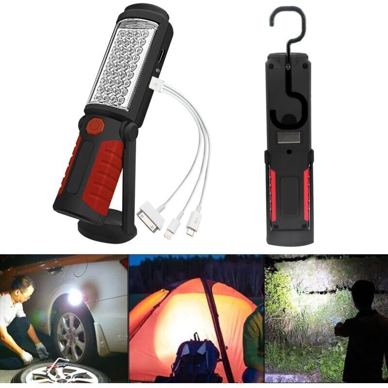 Inspektionslampe, wiederaufladbare LED-Lampe, wiederaufladbare LED-Arbeitsleuchte mit magnetischen LED-Taschenlampen, Inspektionslampe, Lampe..DEBUNS