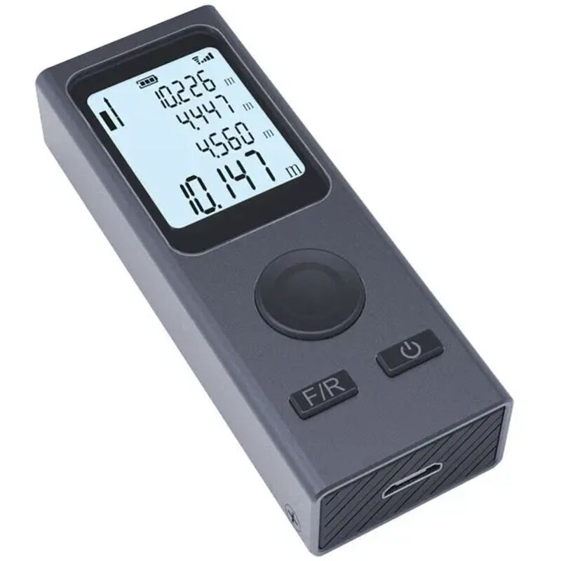 Intelligenter 30-Meter-Laser-Entfernungsmesser, digitaler Mini-Laser-Entfernungsmesser, USB-wiederaufladbar, Hand-Entfernungsmesser, 1 Stück