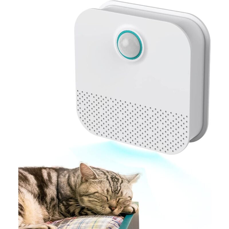 Intelligenter Luftreiniger für Haustiere und Katzen, USB-Aufladung, intelligenter Katzenstreu-Desodorierer, Hunde-Deodorant, Mini-Luftreiniger,